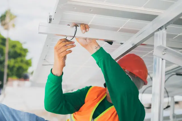 Structural framing and electrical installation on a California remodel project
